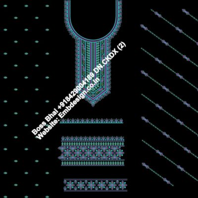 Embroidery-sequance-neck-design
