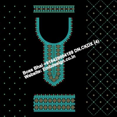 Embroidery-sequance-neck-design
