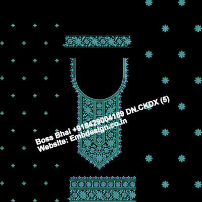 Embroidery-sequance-neck-design